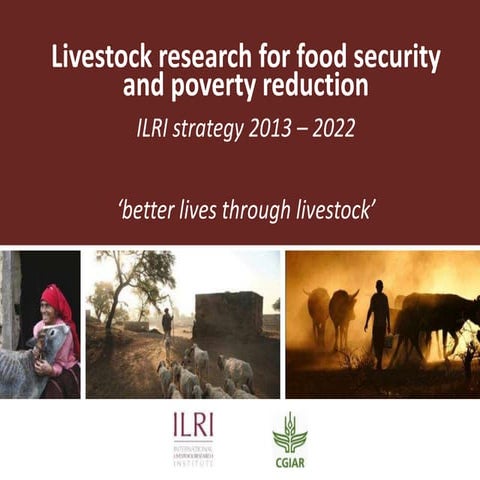 Livestock research for food security and poverty reduction: ILRI strategy 201...