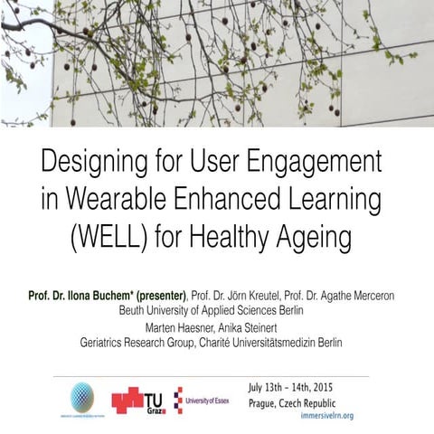 User Engagement in Wearable Enhanced Learning 