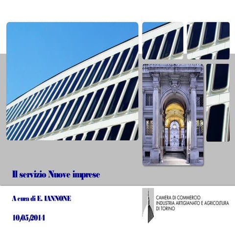 E. Iannone_Il Servizio Nuove Imprese - Camera di Commercio di Torino