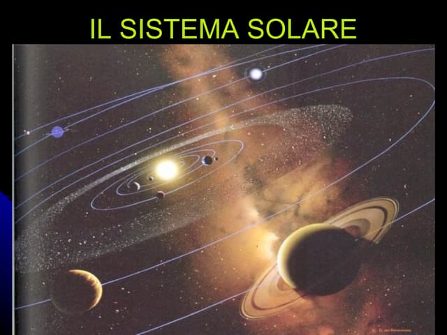 Il sistema solare