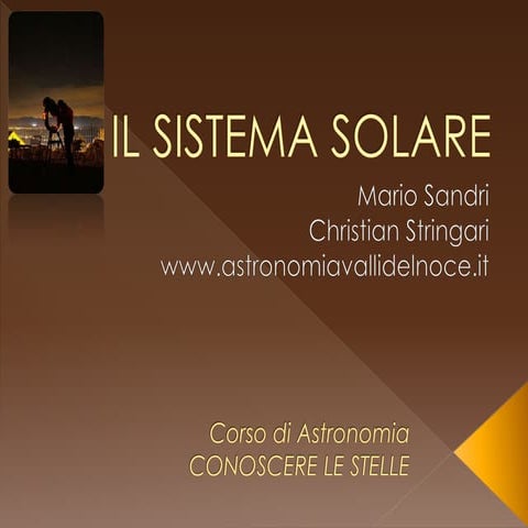 Il sistema solare