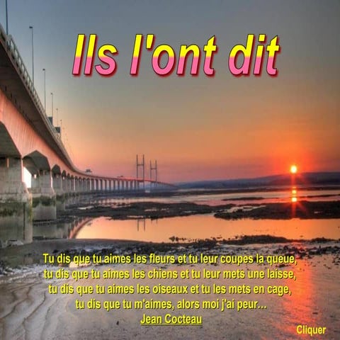 Ils l'ont dit