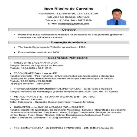 Ilson   atual - porteiner