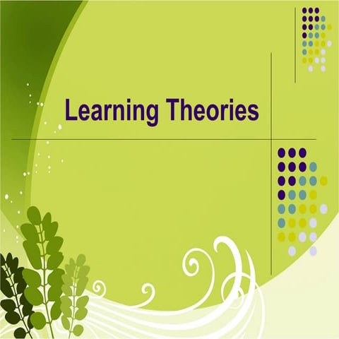 Learning Theories