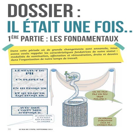 Il était une fois le statut du PH