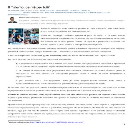 Il talento