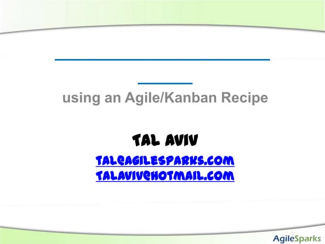 Operation and Support using Agile