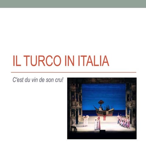 Il turco in italia | PPT
