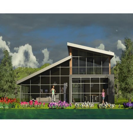 house llustration ; toon style