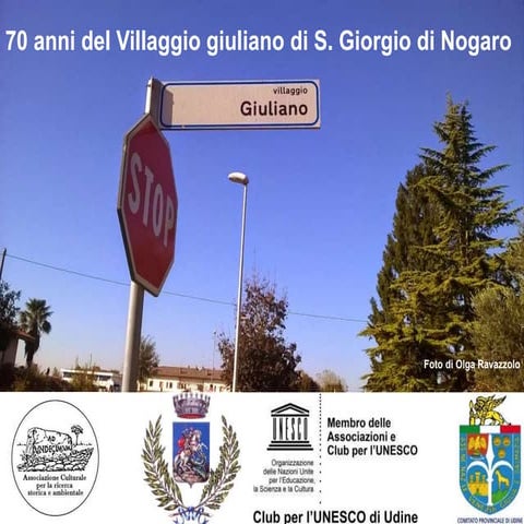 Il villaggio giuliano di S. Giorgio di Nogaro (Ud), 1950