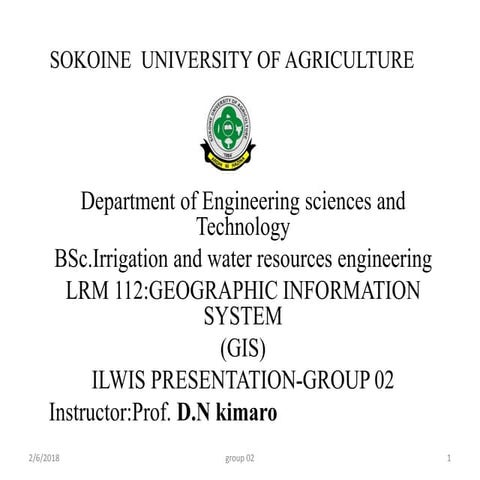 ILWIS 3.0 SUMMARY PRESENTATION
