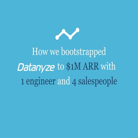 Sales Hacker Conference Boston - Ilya Semin - How Datanyze Bootstrapped to $1...