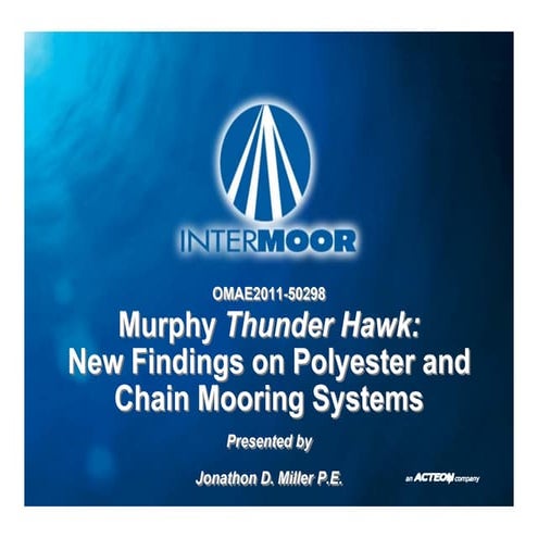 OMAE 2011-50298 Presentation