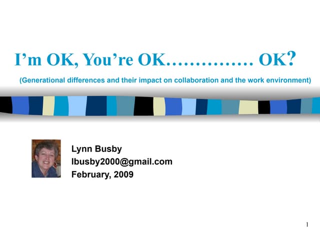 Generational Differences At Work