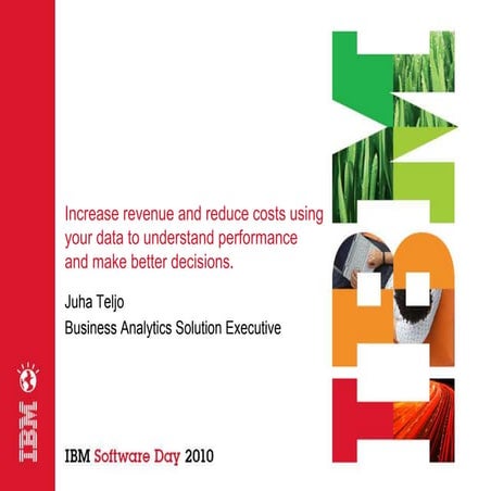 IBM Information Management - Efter stormen: Uppnå konkurrenskraft och sänkta ...