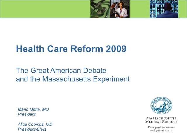 Health Reform 2009: The Great American Debate