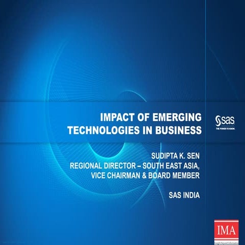 Impact of emerging technologies in Business