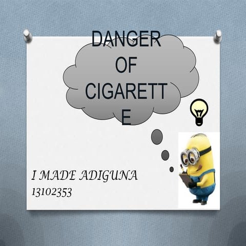 bahaya rokok (danger of cigarette)