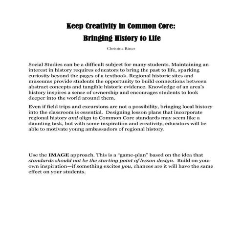 [THVInstitute13] Social Studies Tool Kit for Dutchess County Educators