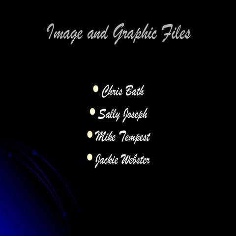 Image And  Graphic  Files