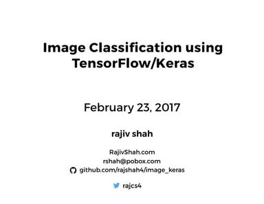 Image Classification Done Simply using Keras and TensorFlow 