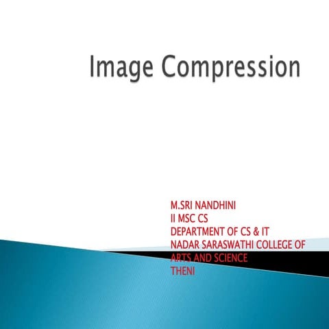 Image compression | PPT