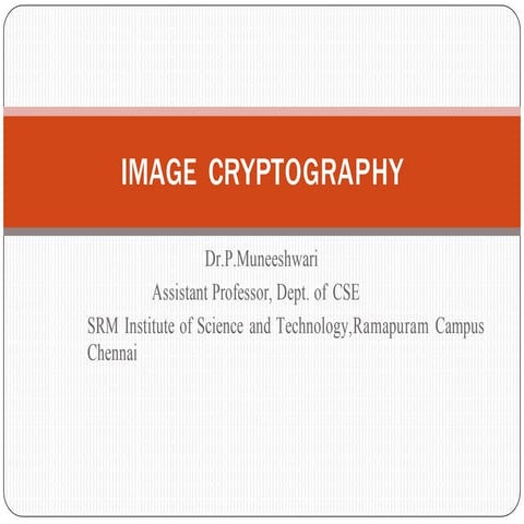 Image cryptography