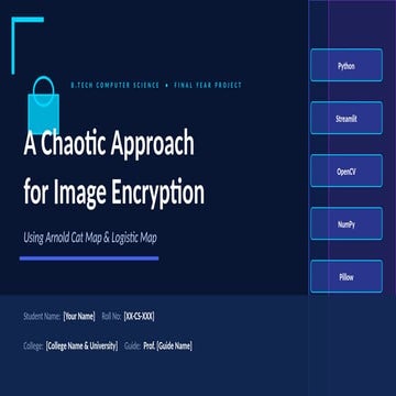 Advanced Chaotic Image Encryption Using Arnold Cat and Logistic Maps ...
