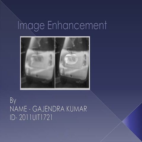 Image enhansement