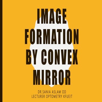 Image formation by convex mirror