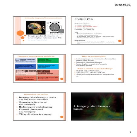 Week 4. Image guided therapies.
