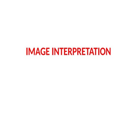 Digital Image processing in remote sensing | PPTX