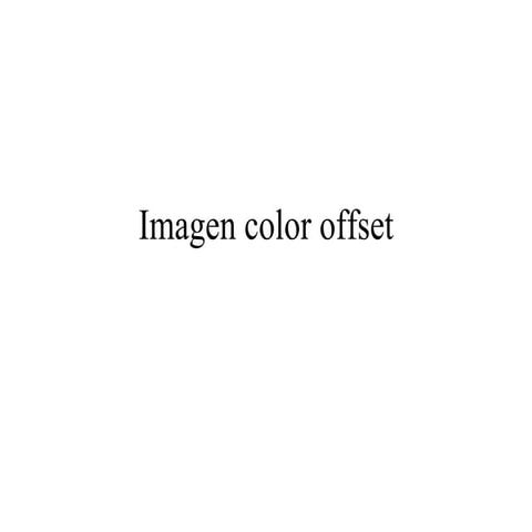 Imagen Color Offset | PPT
