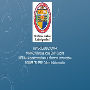 Imagen Digital de la Calidad de la Información