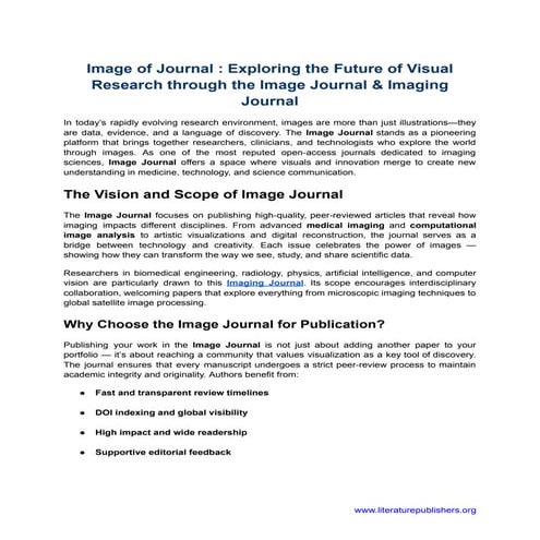 Image of Journal _ Exploring the Future of Visual Research through the ...