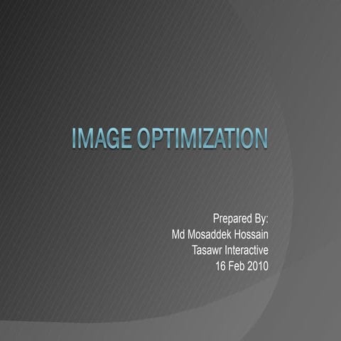 Image Optimization