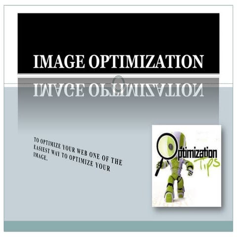 Image optimization
