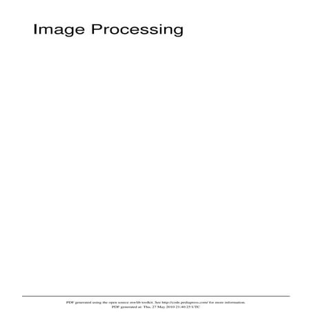 Image Processing | PDF