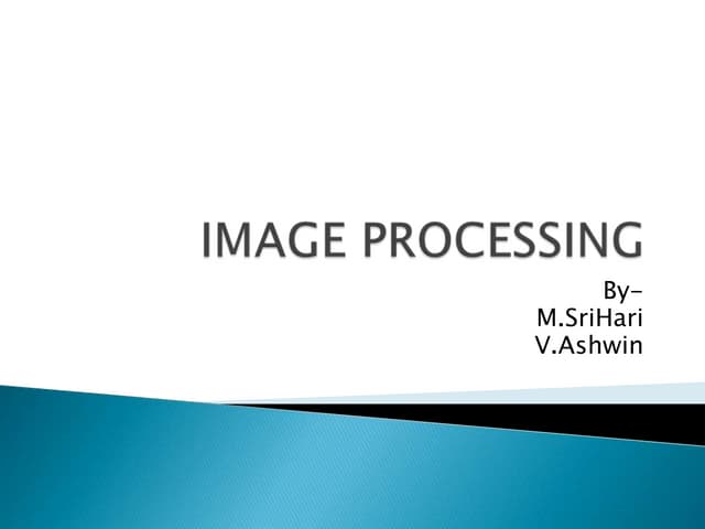 Image processing and compression techniques