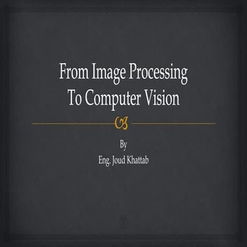 Image Processing and Computer Vision