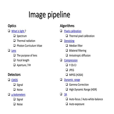 Image pipeline