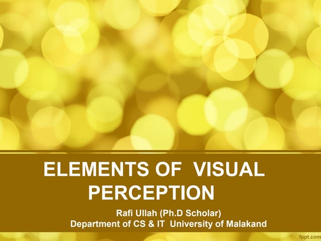 Image processing presentataion