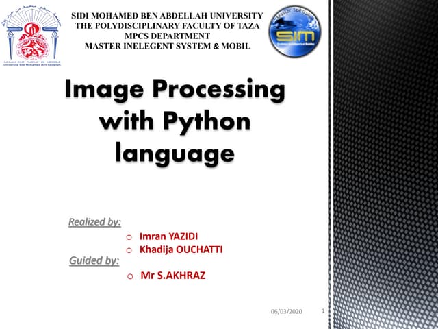 Image processing python | PDF