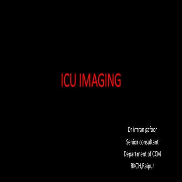 ICU imaging
