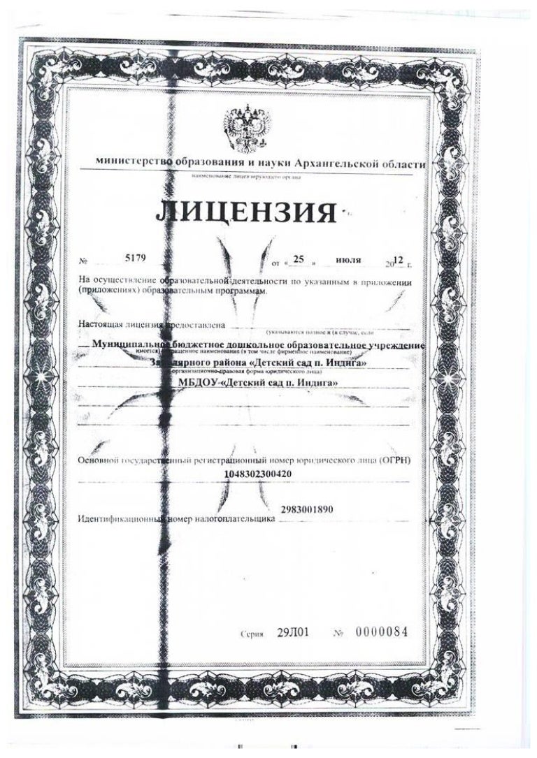 Лицензия