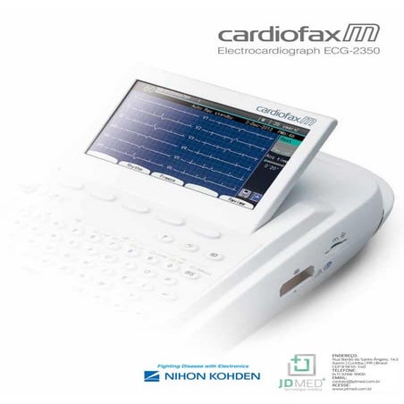 Eletrocardiógrafo Cardiofax M
