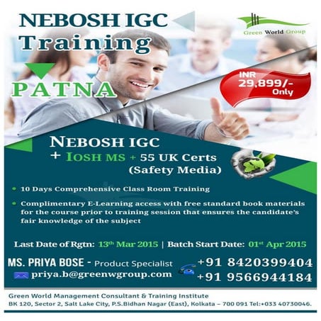 NEBOSH course in Patna PDF