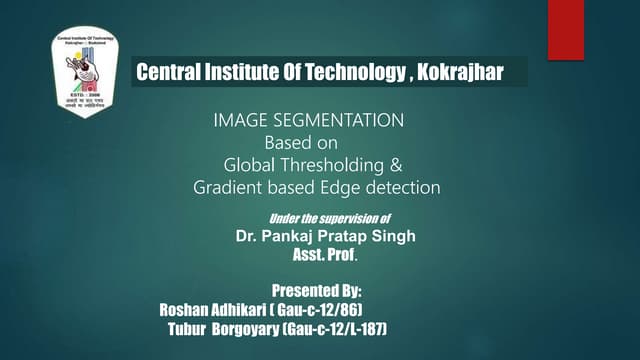 Image segmentation 