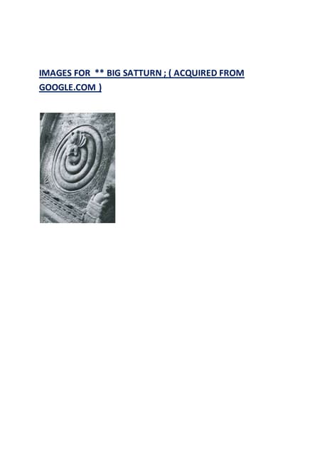 Images For Big Satturn With God Satturn I E Shani Dev With Circ