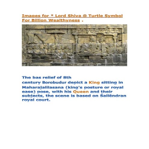 Images for * lord shiva @ turtle symbol for billion wealthyness .